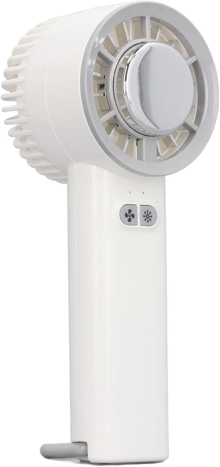 Handheld Fan, Portable Mini Desk Fan with Cold Compress Function, 3 Speeds, USB Rechargeable Personal Small Pocket Fan