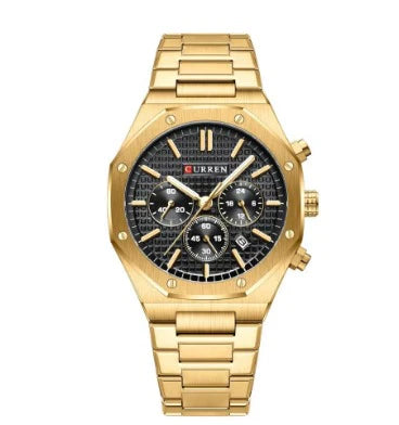 CURREN 2023 Watch Men's Quartz Luxury Luminous Wrist Watch With Stainless Steel Chronograph watch For Men