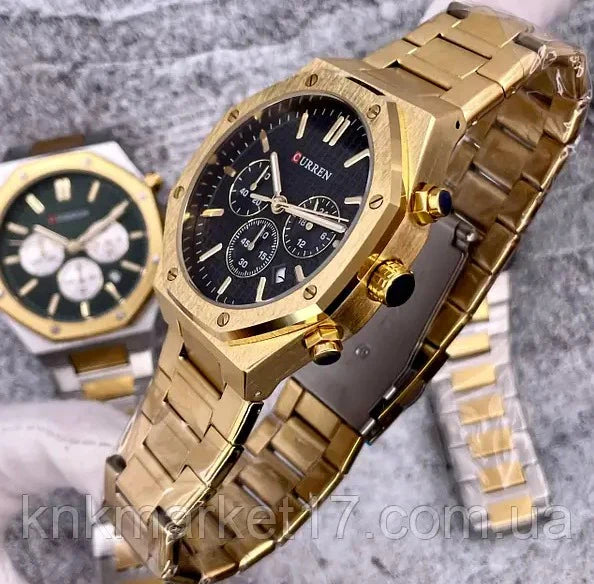 CURREN 2023 Watch Men's Quartz Luxury Luminous Wrist Watch With Stainless Steel Chronograph watch For Men